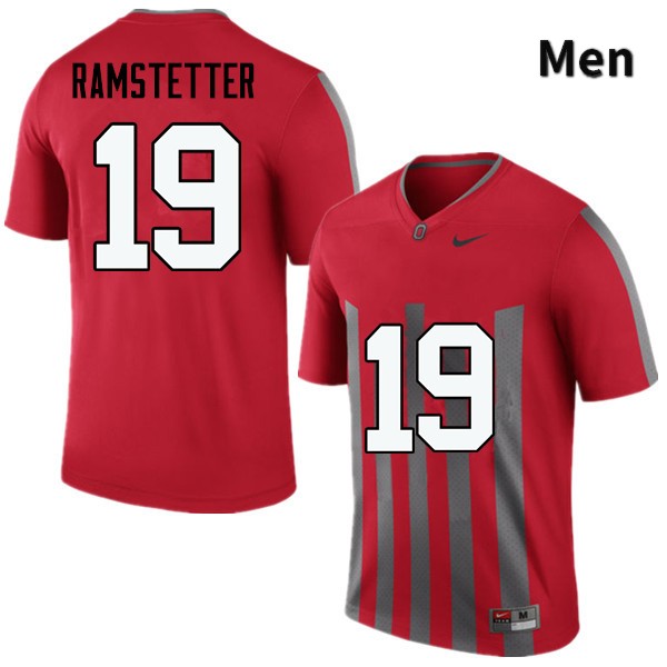 Ohio State Buckeyes Joe Ramstetter Men's #19 Throwback Game Stitched College Football Jersey